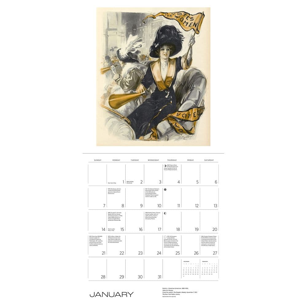 Fight for Womens Rights 2024 Wall Calendar_ALT2