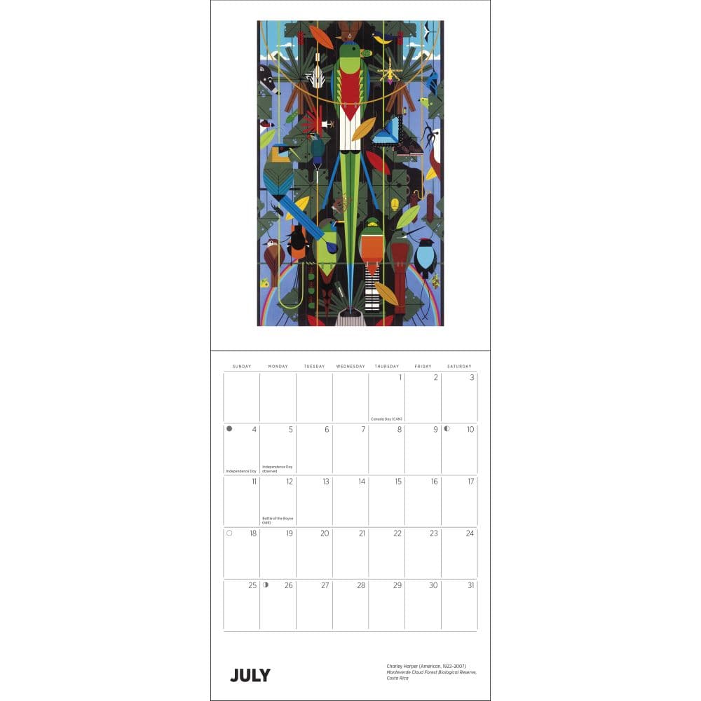 Charley Harper 2027 Mini Wall Calendar Third Alternate Image
