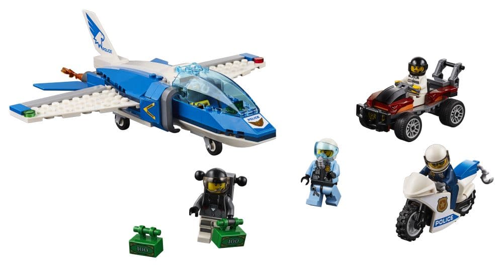 LEGO 8 City Sky Police Parachute Arrest Alternate Image 2