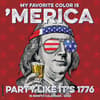 image My Favorite Color Is Merica 2025 Wall Calendar Main Image