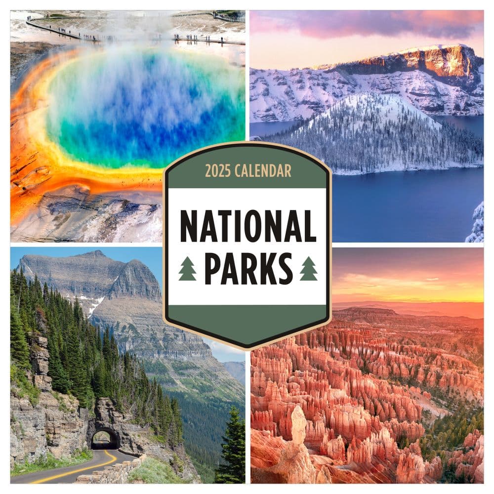 National Parks 2025 Wall Calendar  Main Image