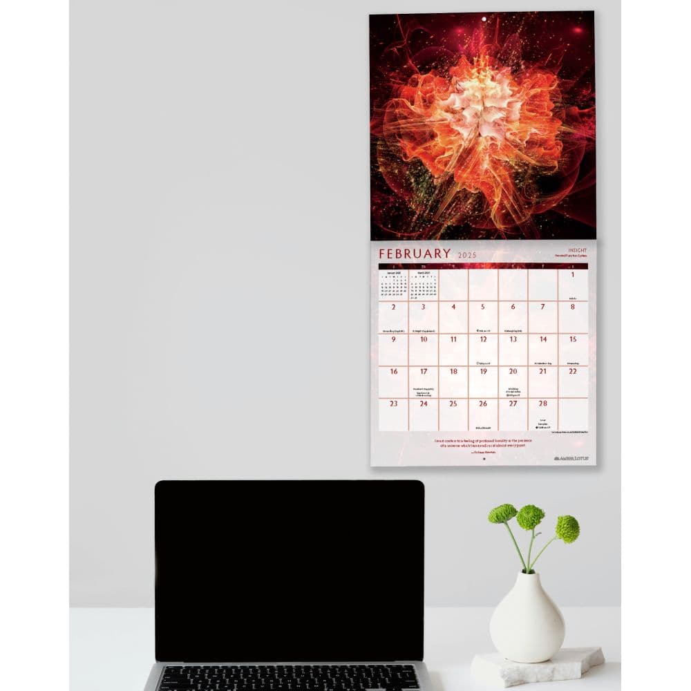 Fractal Cosmos 2025 Wall Calendar Fourth Alternate Image