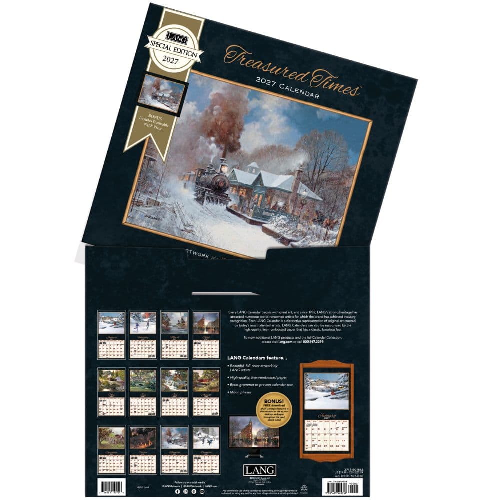 Treasured Times Special Edition 2027 Wall Calendar Fourth Alternate Image