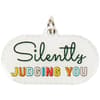 image Silently Judging You Dog Collar Charm Main Image