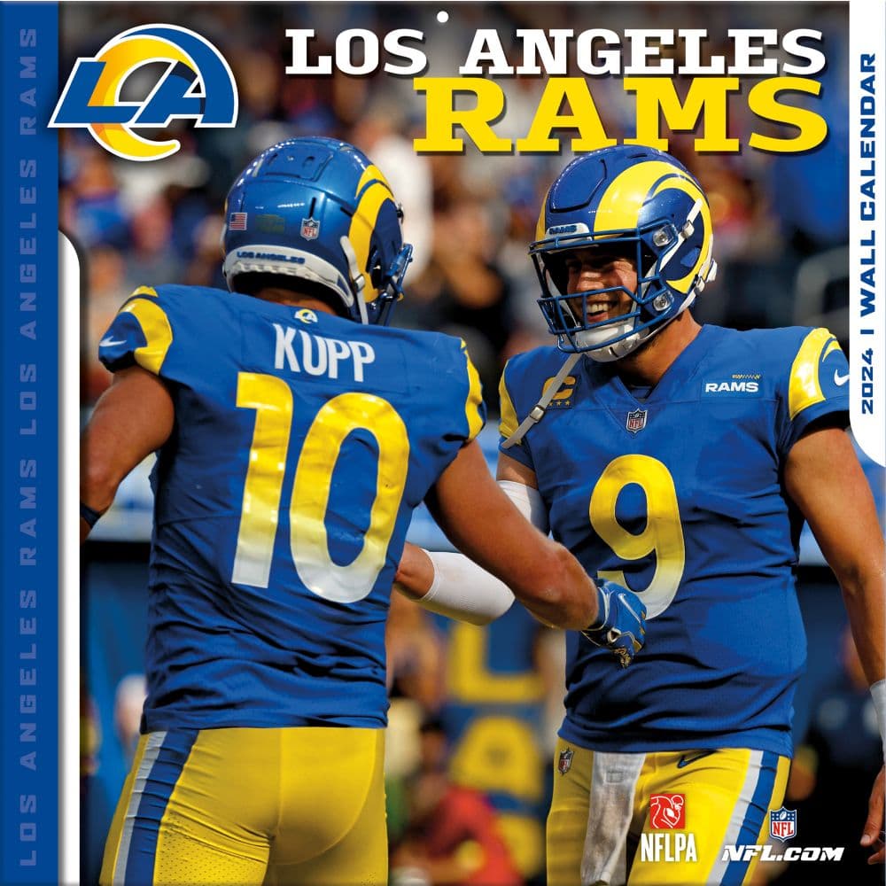 NFL Los Angeles Rams 2025 Wall Calendar