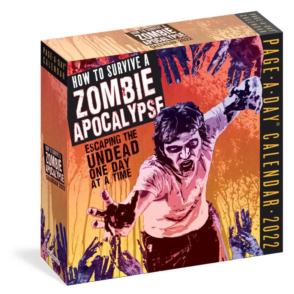 How to Survive a Zombie Apocalypse 2022 Page-A-Day Calendar