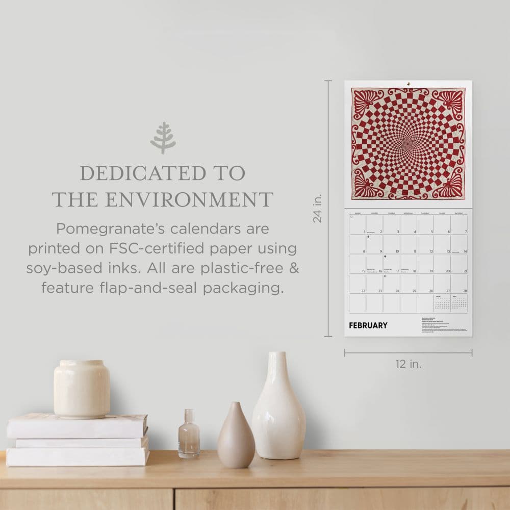 Antique Quilts 2026 Wall Calendar, 12'' X 12'', 12-Month Calendar with Stapled Binding