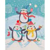 image Skiing Penguins 10 Count Boxed Christmas Cards