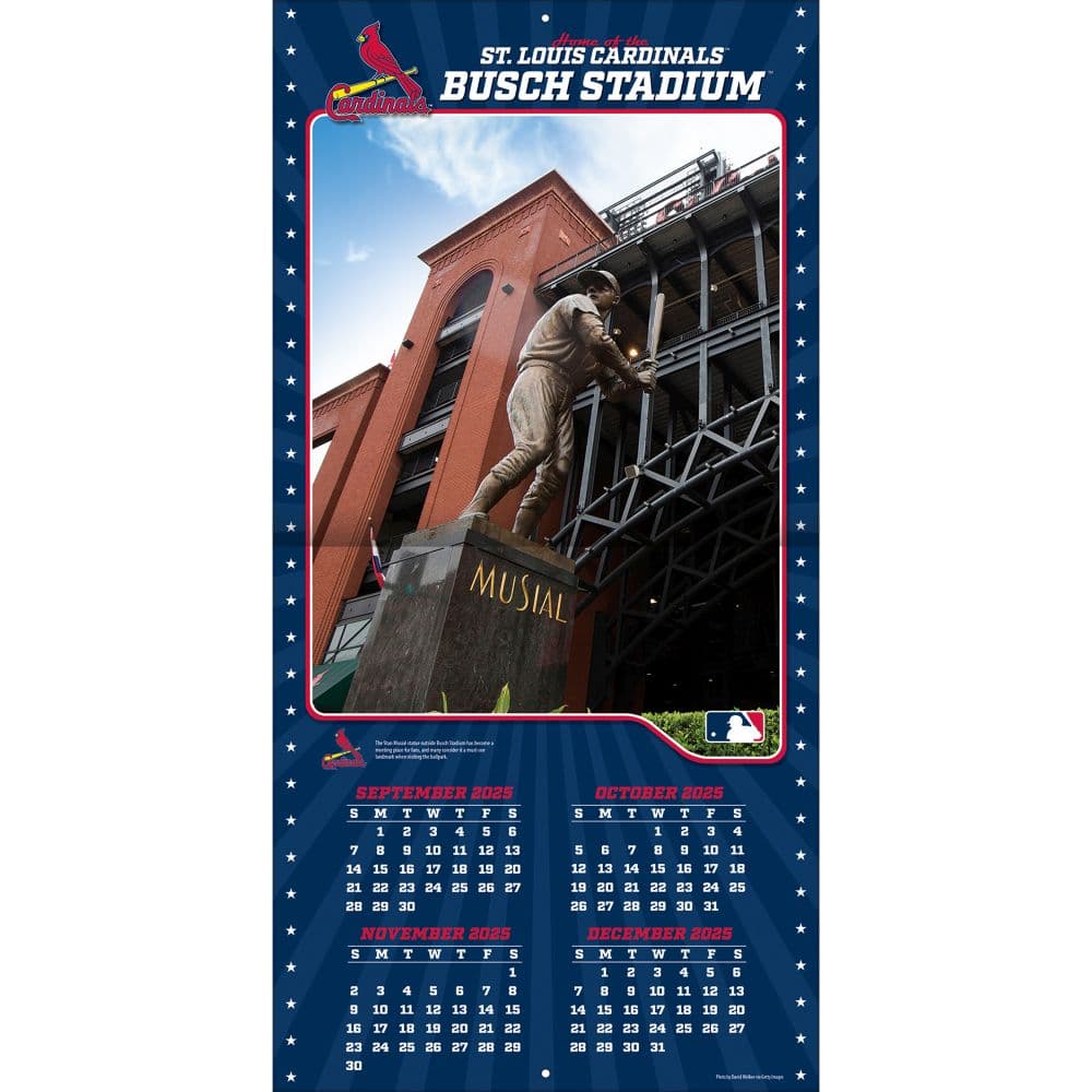MLB Busch Stadium 2026 Wall Calendar Second Alternate Image