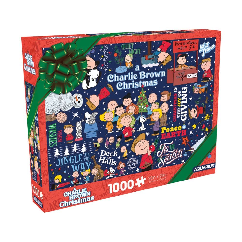 Charlie Brown Tis the Season 1000 Piece Puzzle