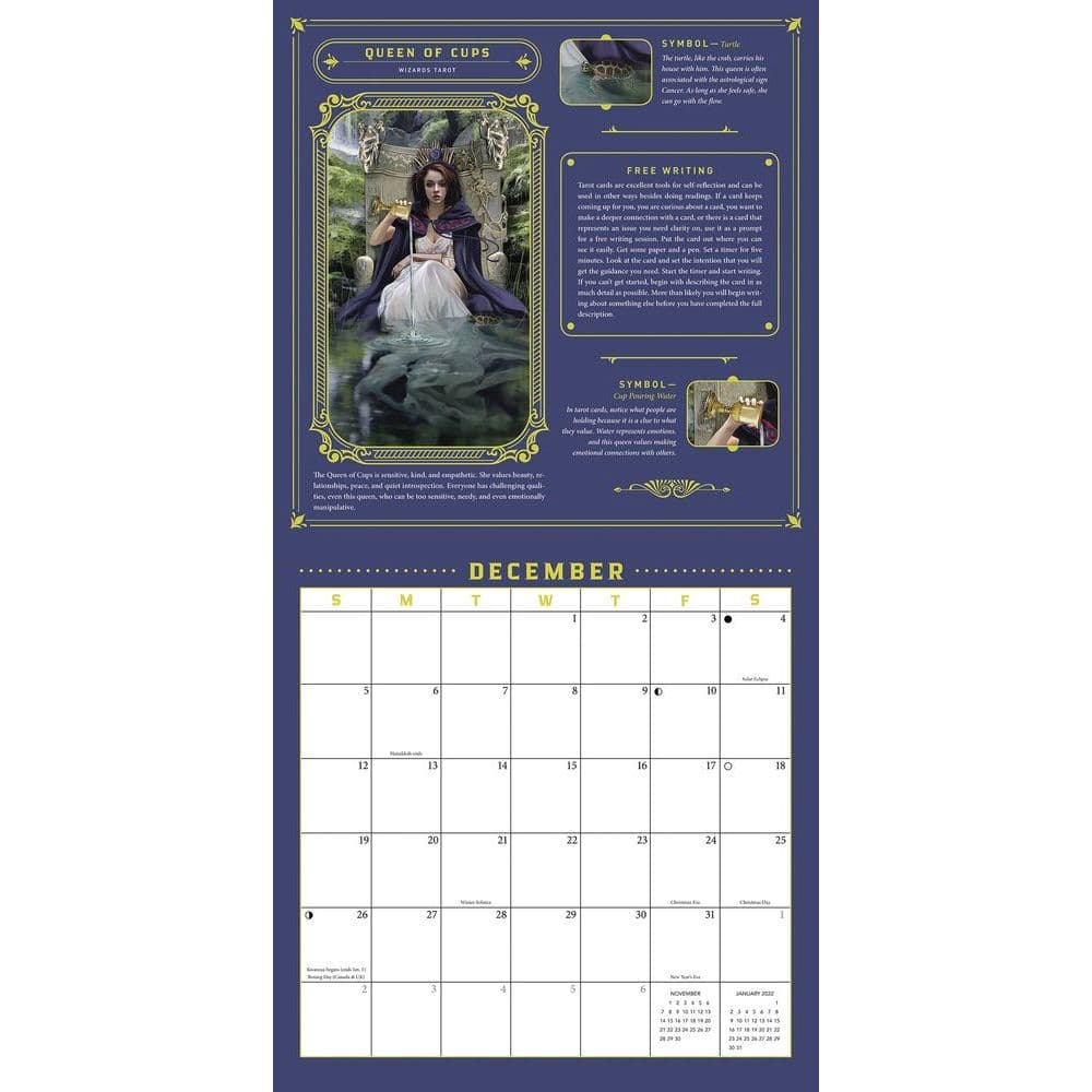Spreads & Tips 2020 Wall Calendar Llewellyn's Tarot BRAND NEW! Insights 