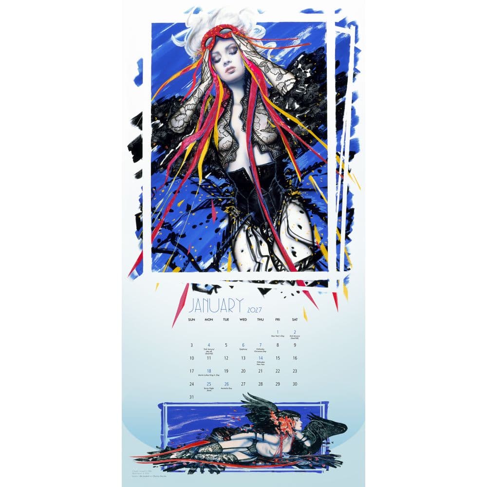 The Art of Olivia Wall 2027 Wall Calendar Third Alternate Image