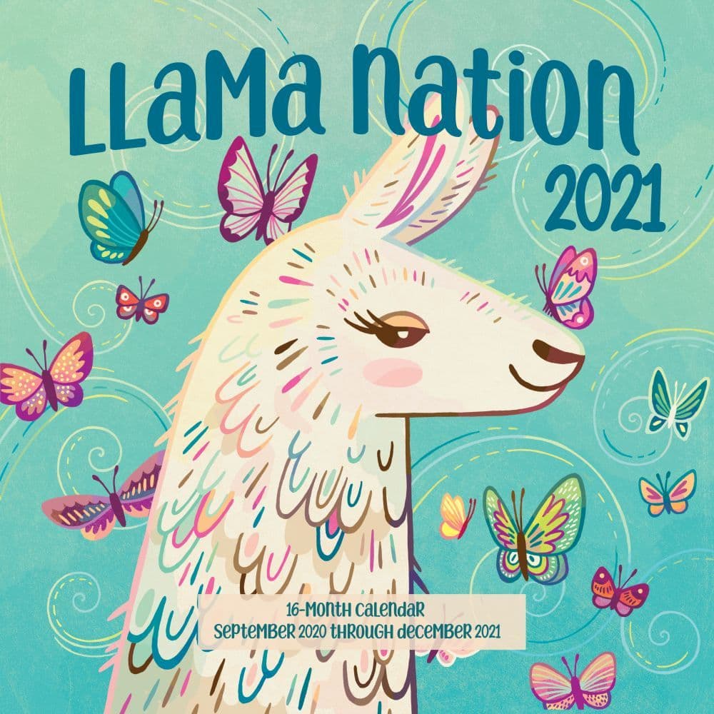 2021 Llama Nation Wall Calendar