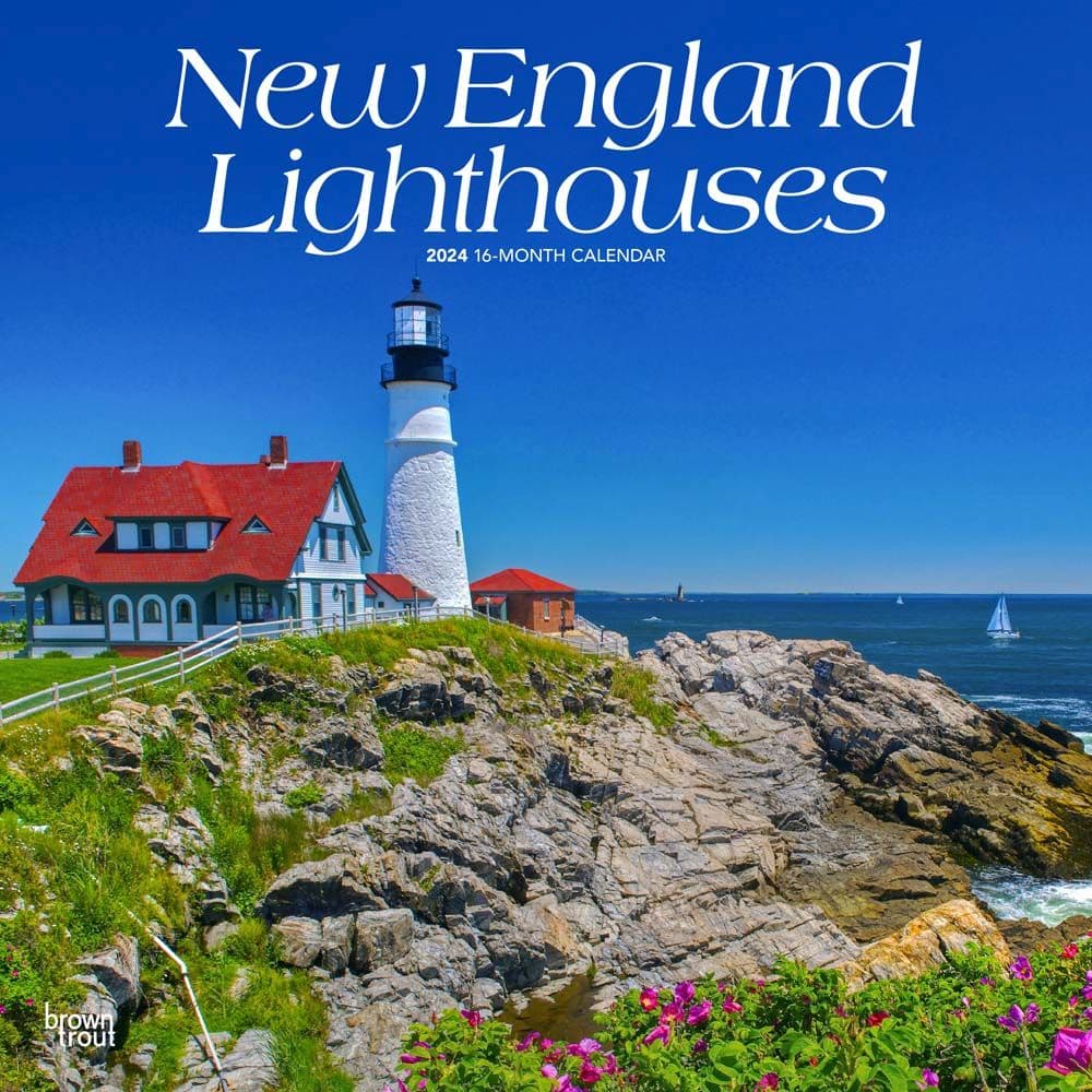 Lighthouses New England 2024 Wall Calendar