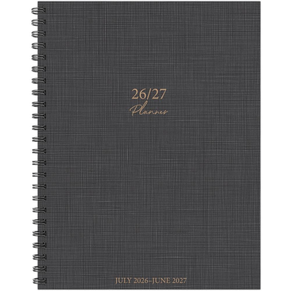 Graphite Grid Academic 2027 Weekly Planner Main Product Image