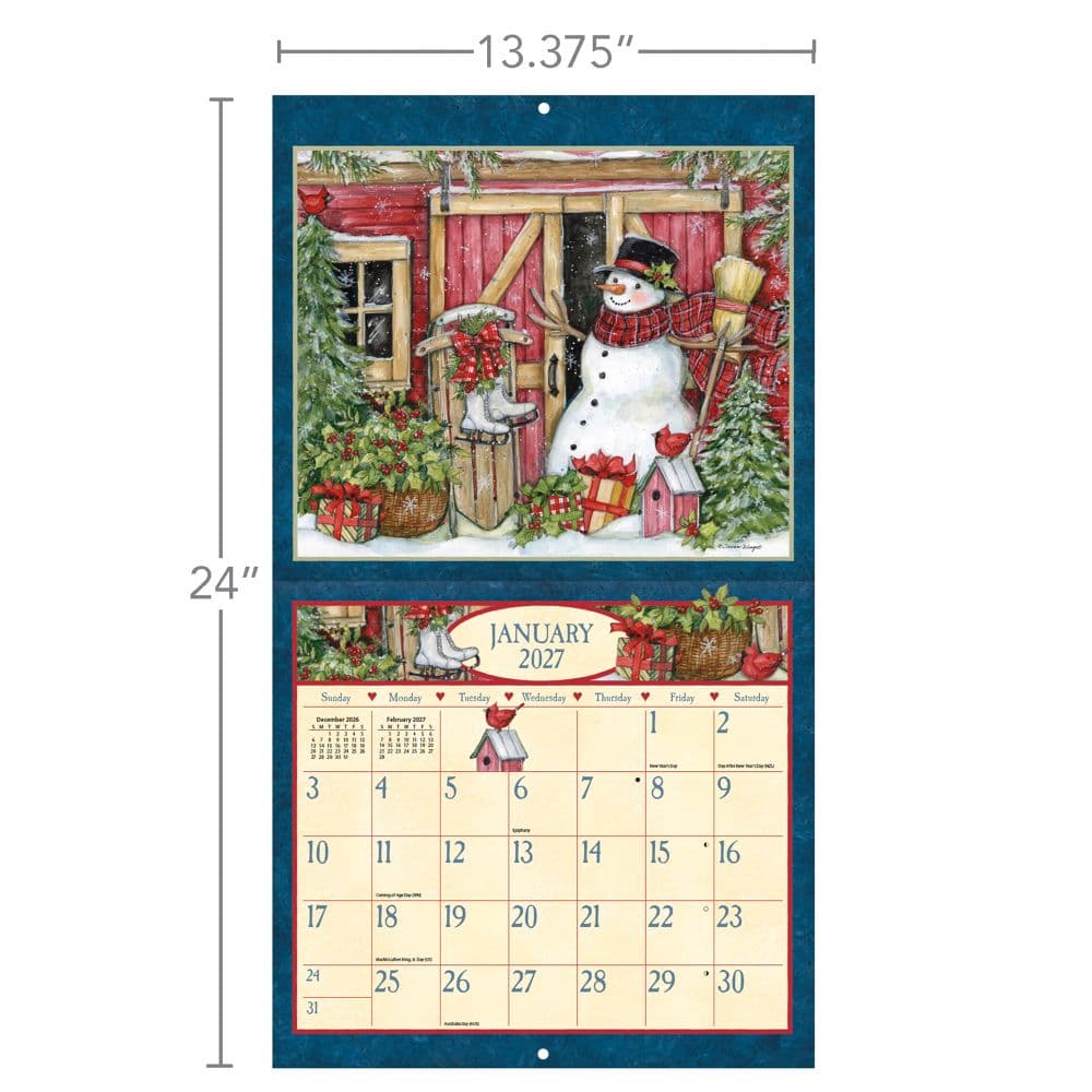 Heart &amp; Home Special Edition 2027 Wall Calendar by Susan Winget Fourth Alternate Image