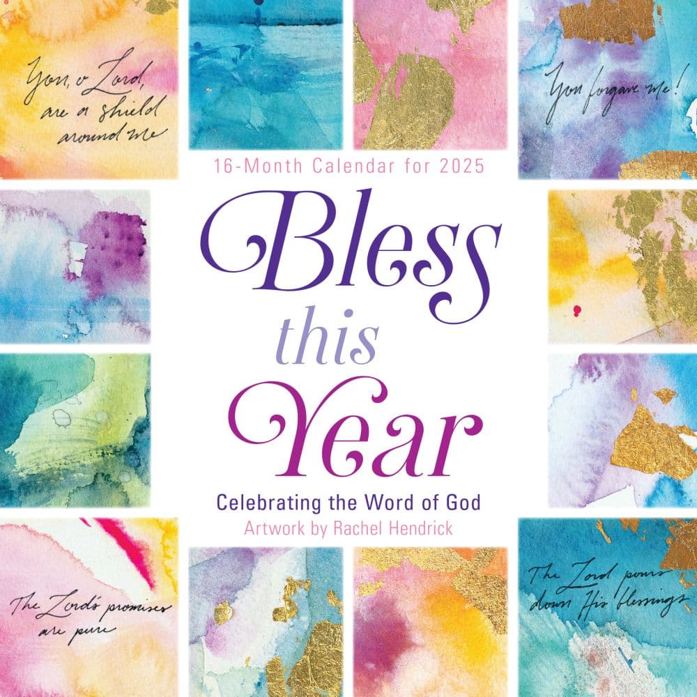 Bless This Year 2025 Wall Calendar by Rachel Hendrick Main Product Image width=&quot;1000&quot; height=&quot;1000&quot;