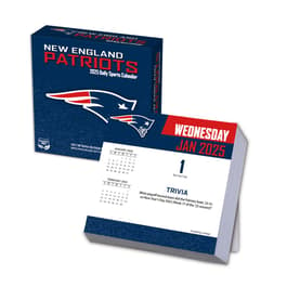 New England Patriots 2025 Desk Calendar