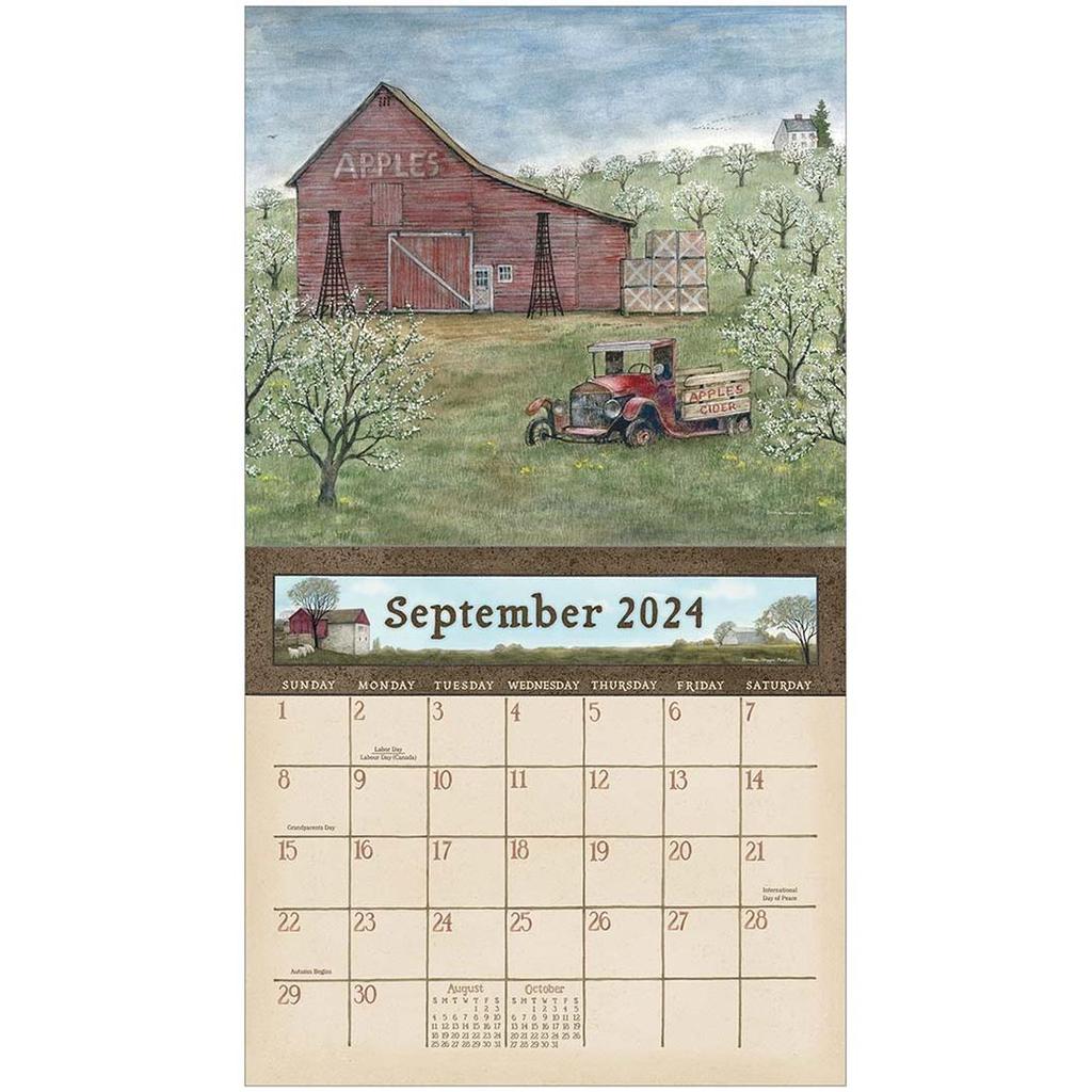 Country Path Fisher 2024 Wall Calendar Second Alternate Image width=&quot;1000&quot; height=&quot;1000&quot;
