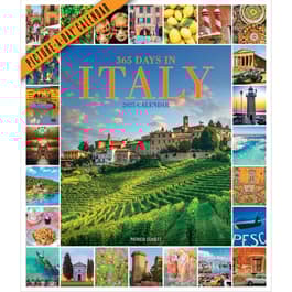 365 Days in Italy 2025 Wall Calendar