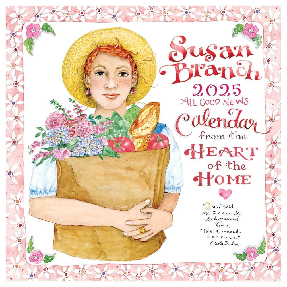 Susan Branch Heart of the Home 2025 Wall Calendar