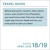 image Travel Hacks 2026 Desk Calendar Fourth Alternate Image