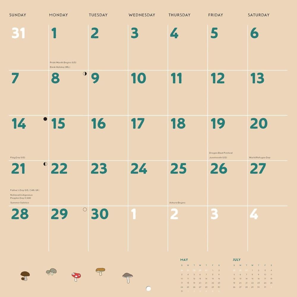 My Neighbor Totoro 2026 Wall Calendar Fifth Alternate Image