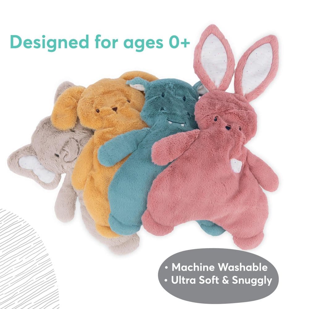Baby GUND Oh So Snuggly Hippo Lovey Plush Fifth Alternate Image