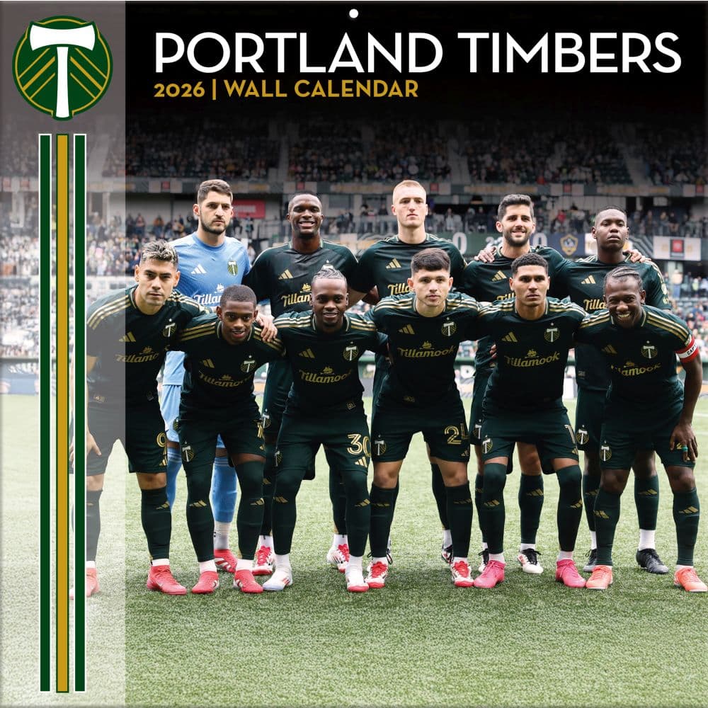 MLS Portland Timbers 2026 Wall Calendar Main Product Image
