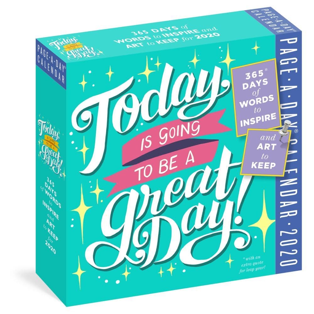 Today Is A Great Day 2021 Desk Calendar Calendars Com
