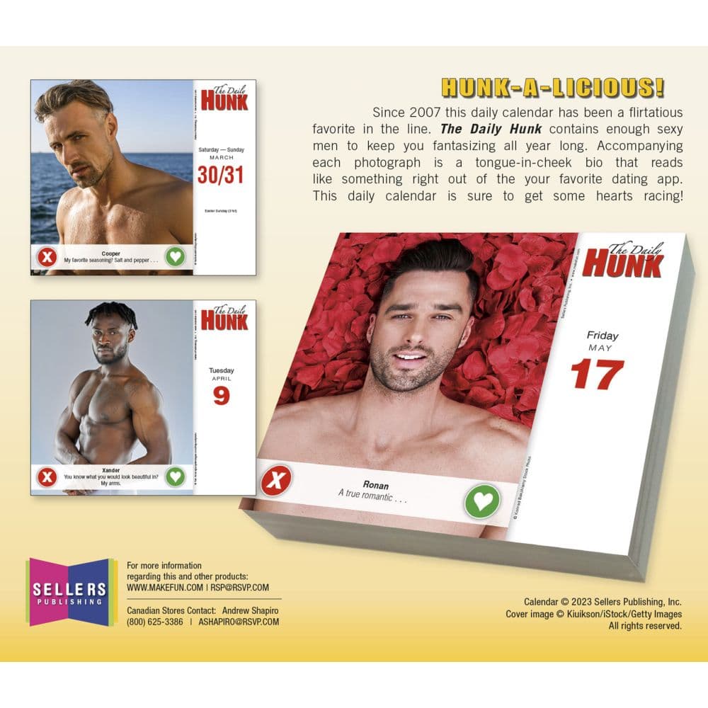 Daily Hunks Get Things Done 2024 Box Calendar First Alternate Image width=&quot;1000&quot; height=&quot;1000&quot;