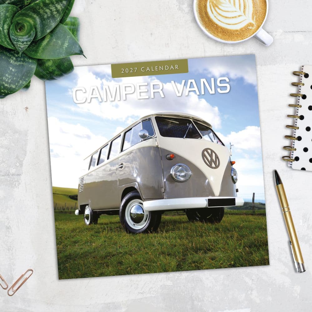 Camper Vans 2027 Wall Calendar Fourth Alternate Image
