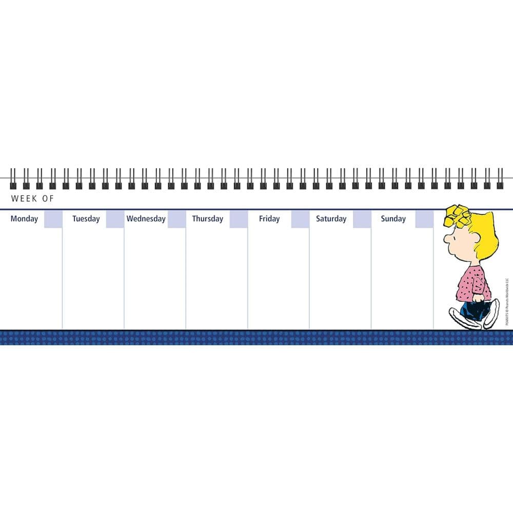 Peanuts Undated Weekly Desk Pad Fifth Alternate Image width=&quot;1000&quot; height=&quot;1000&quot;