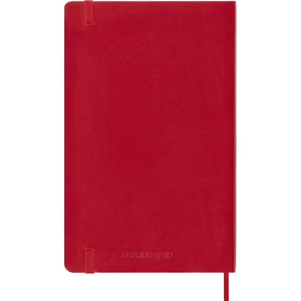 Moleskine Scarlet Red 2027 Large Soft Cover Weekly Planner Sixth Alternate Image