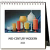 image Mid-Century Modern 2025 Easel Desk Calendar Main Image