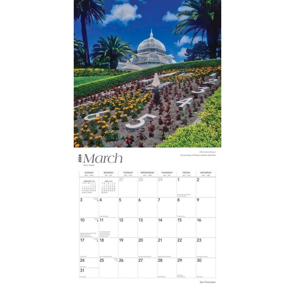 San Francisco 2024 Wall Calendar