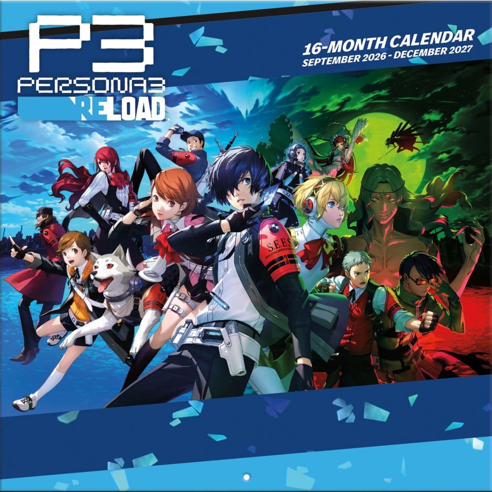 image Persona 3 2027 Wall Calendar Main Product Image