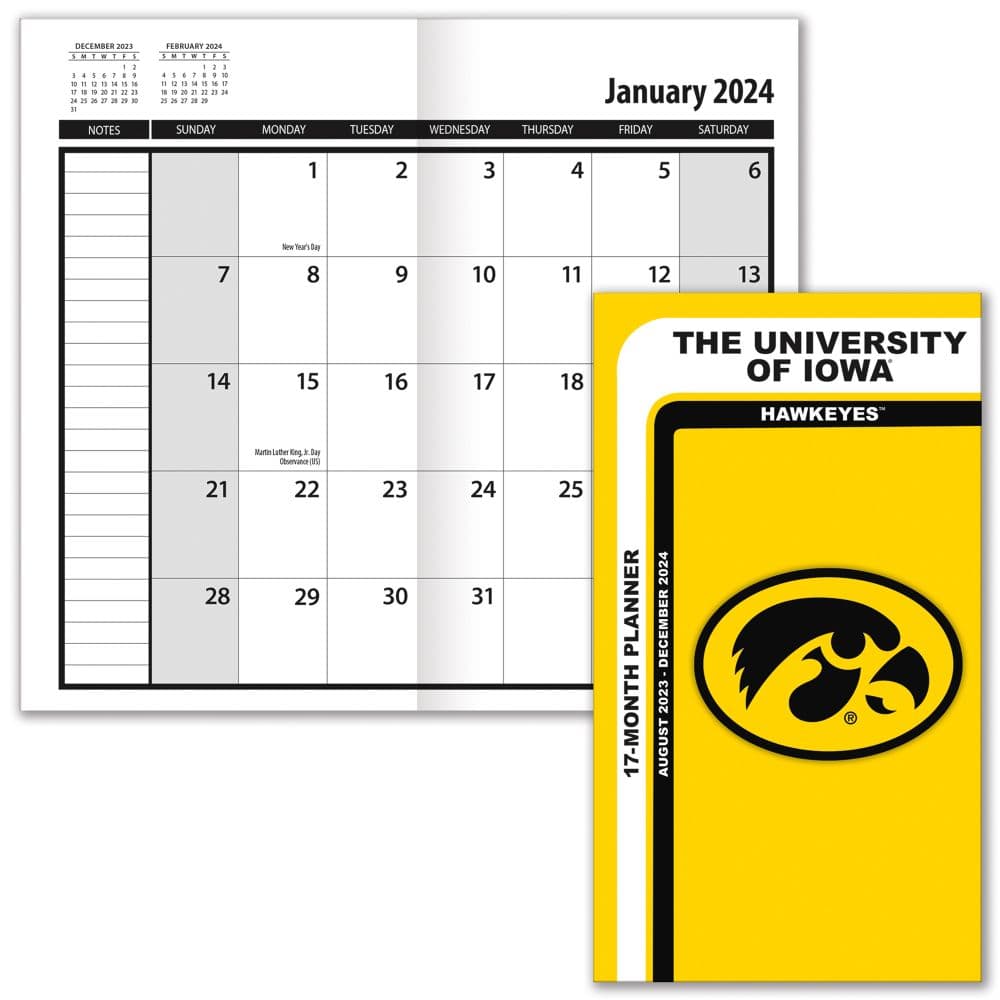 Iowa Hawkeyes Pocket 2024 Planner