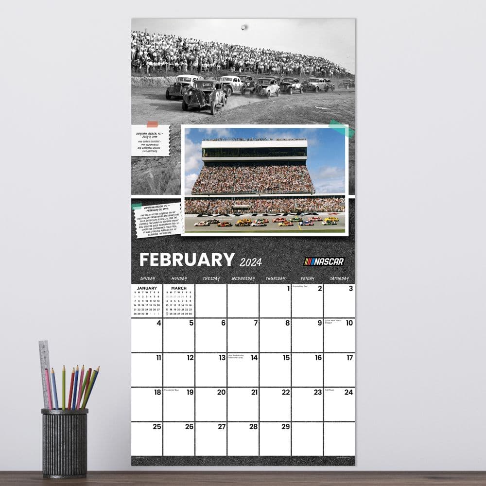 Stars of Nascar 2024 Wall Calendar