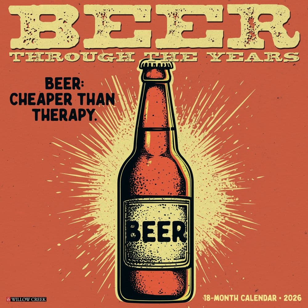 Beer 2026 Wall Calendar Main Image