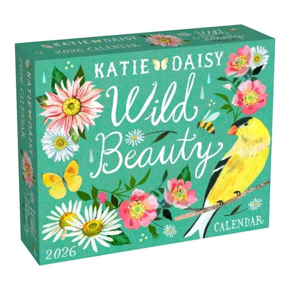 image Wild Beauty 2026 Desk Calendar by Katie Daisy Main Product Image