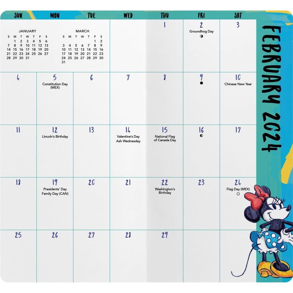 Minnie Mouse 2024 Pocket Planner