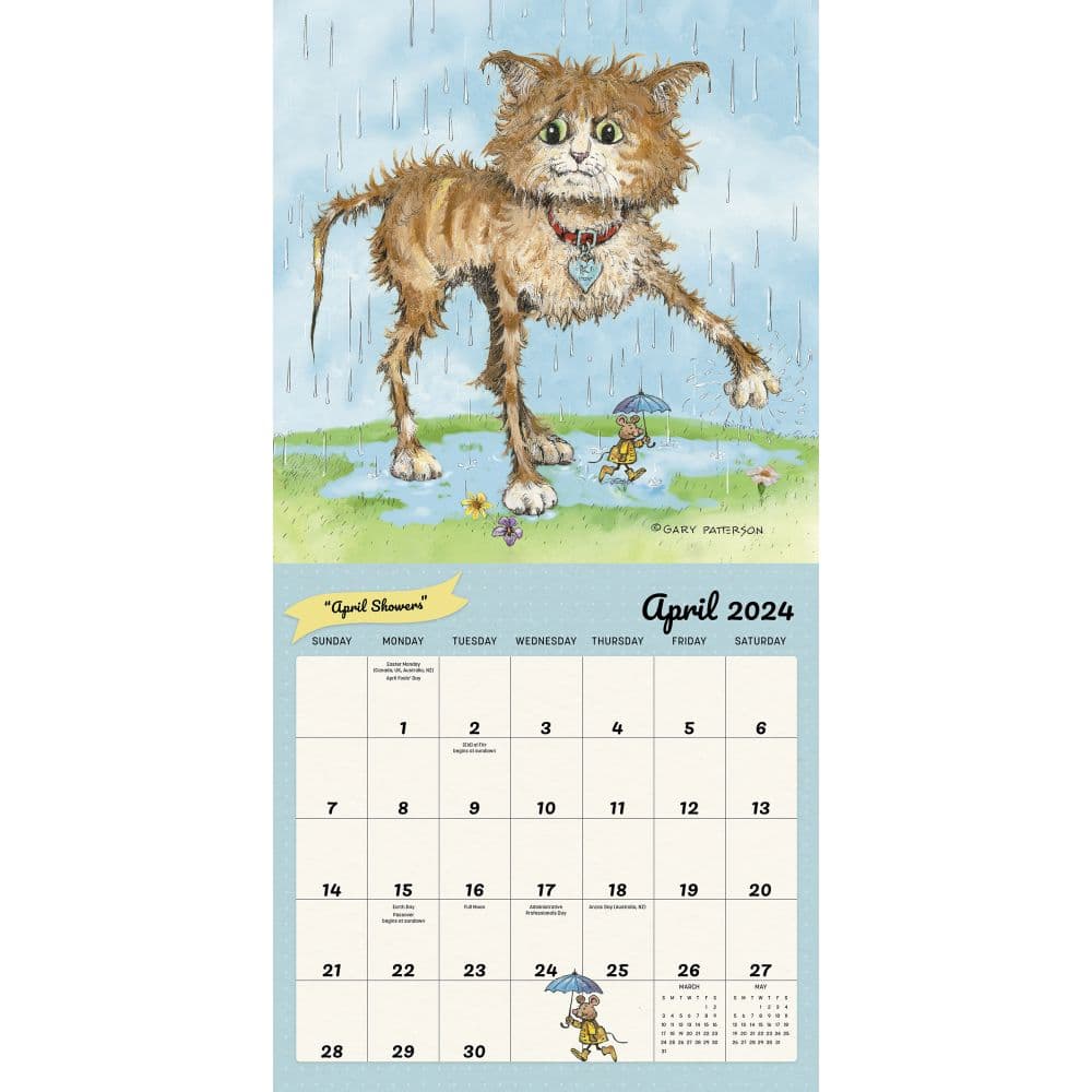 Patterson Cats 2025 Wall Calendar with Poster