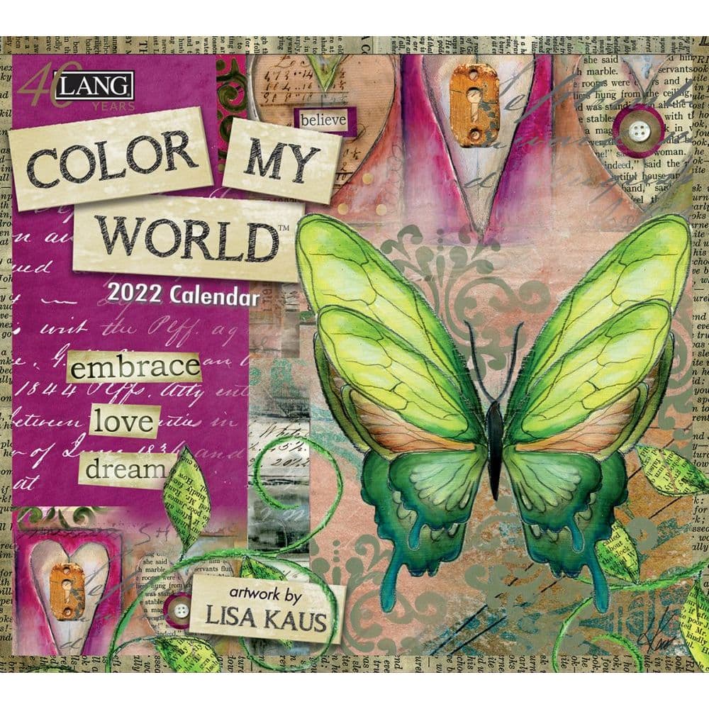 Color My World 2022 Wall Calendar