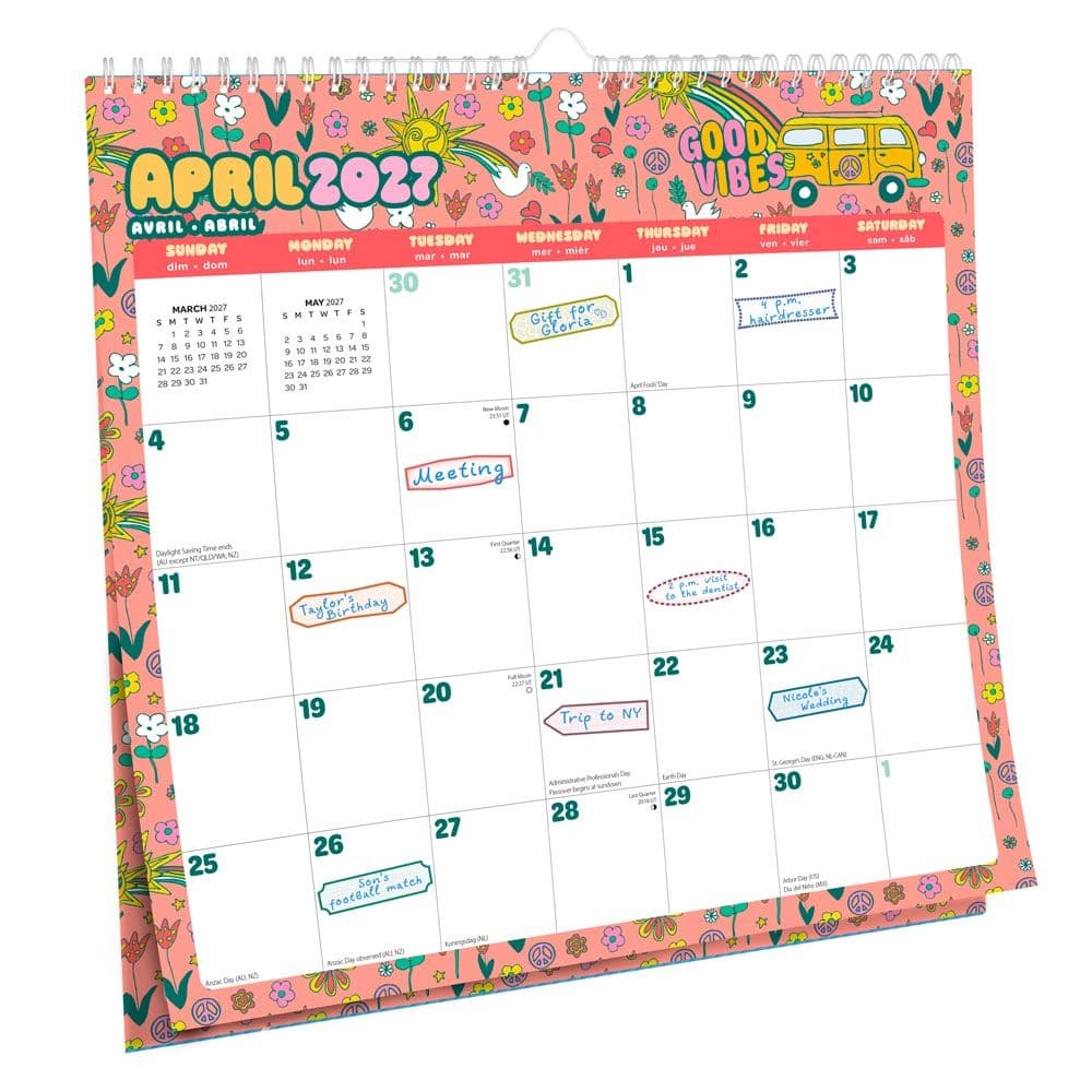 Good Vibes 2027 Wall Calendar Third Alternate Image