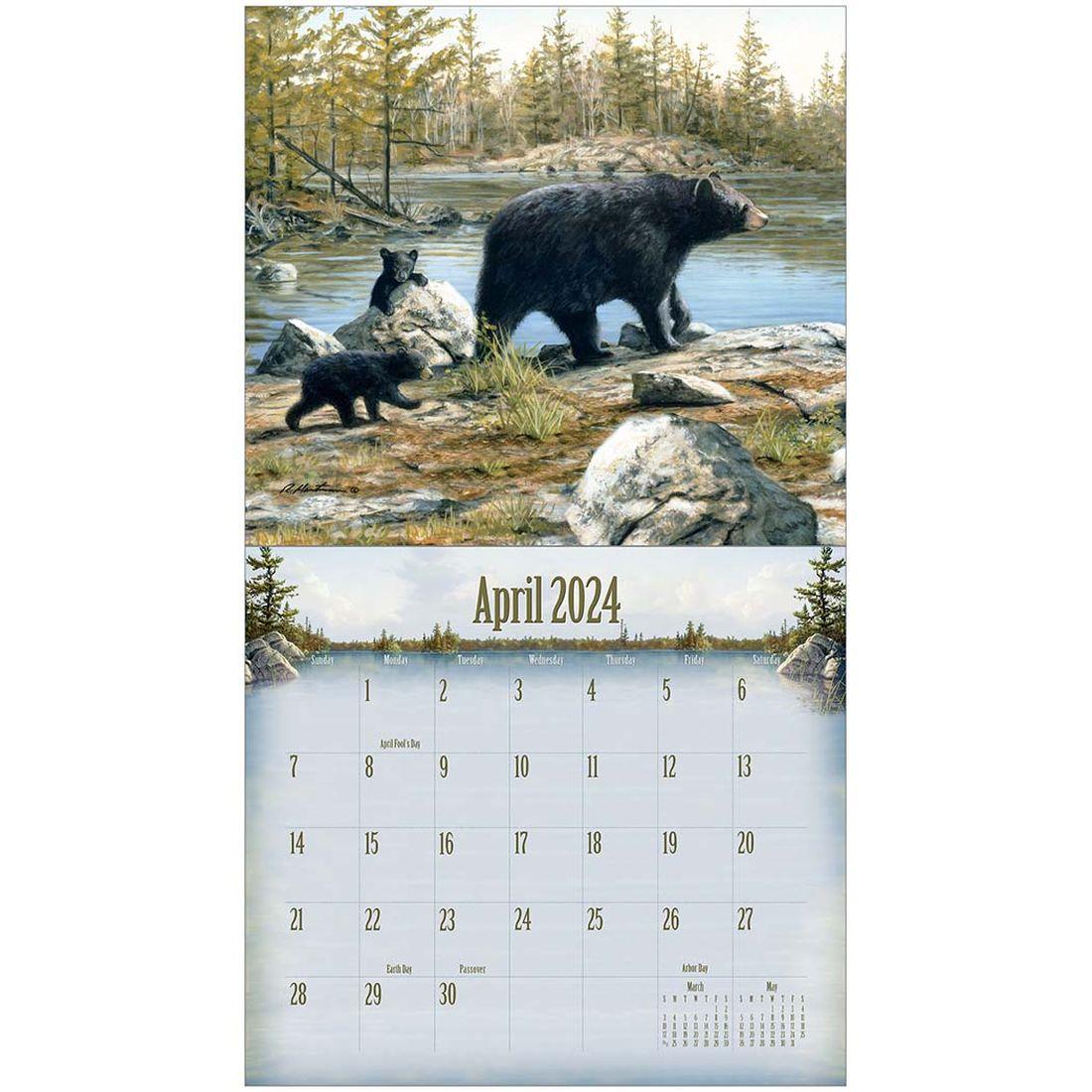 Wildlife Hautman 2024 Wall Calendar