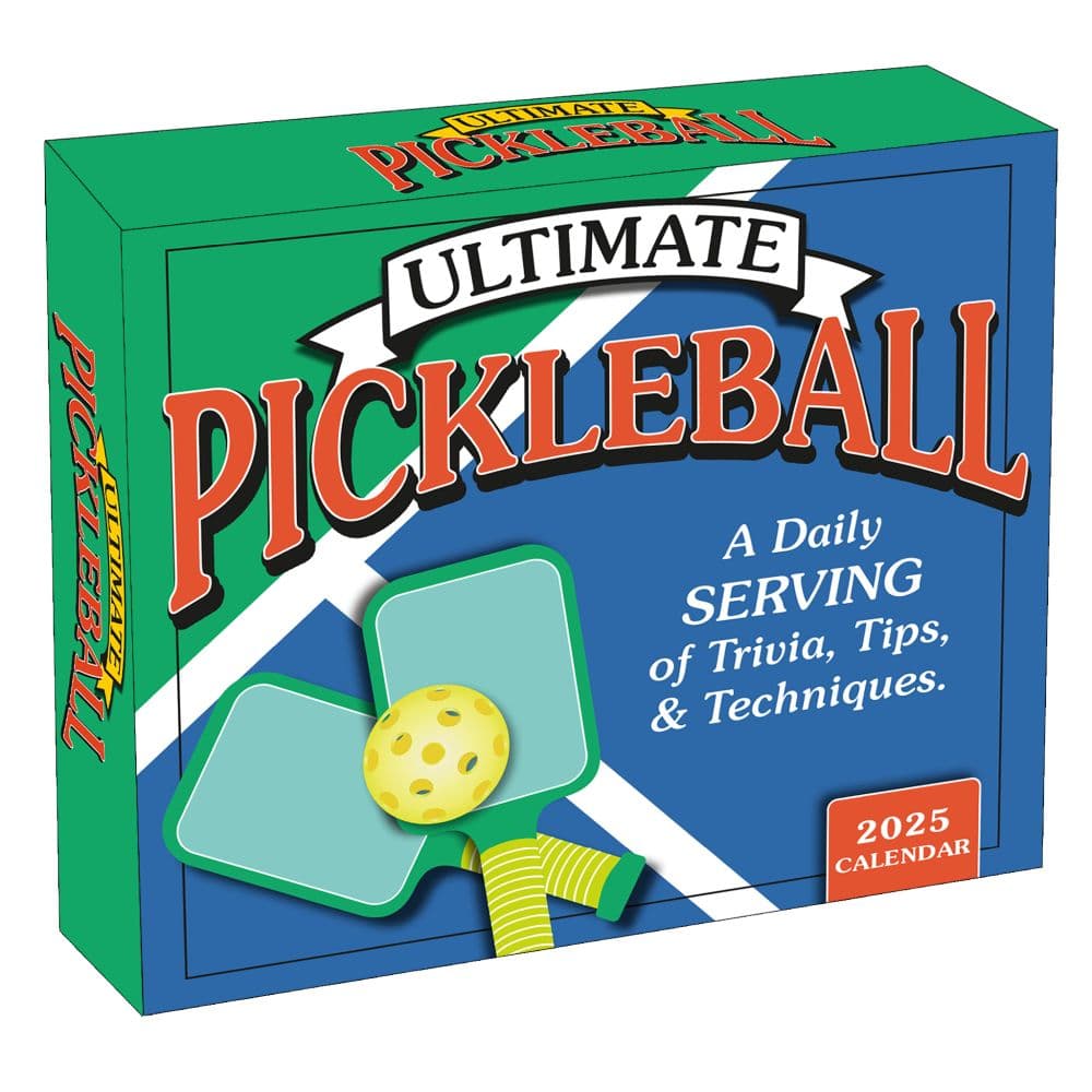 Ultimate Pickleball 2025 Desk Calendar