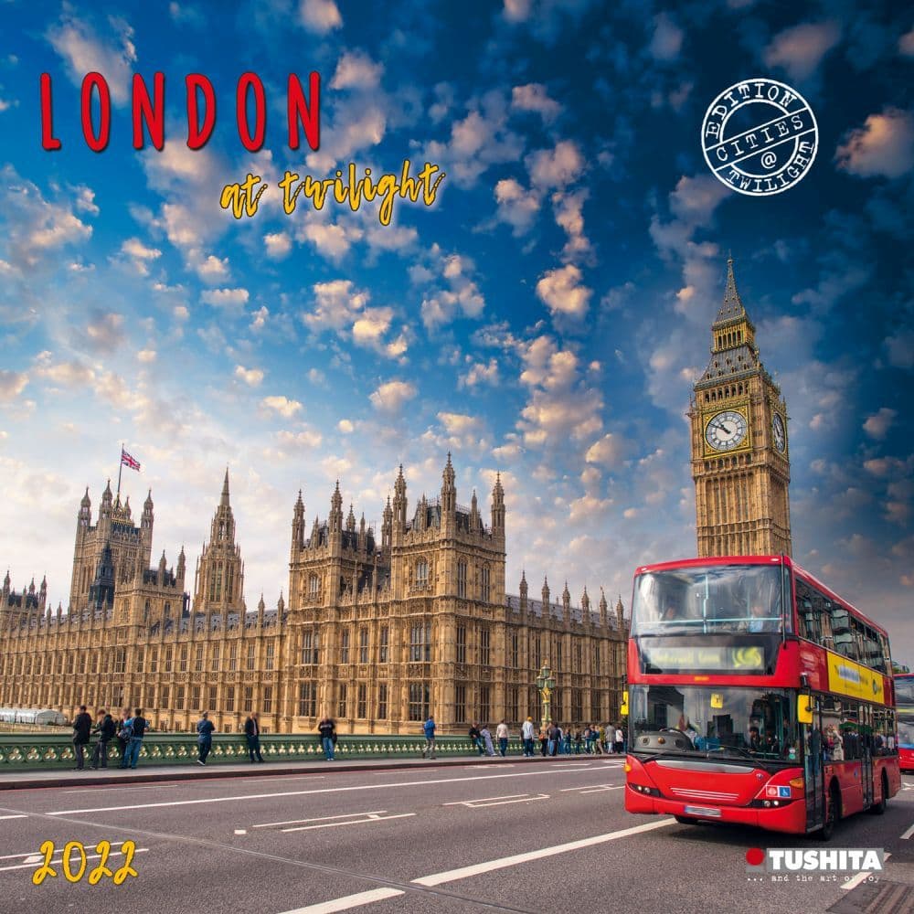 London at Twilight 2022 Wall Calendar