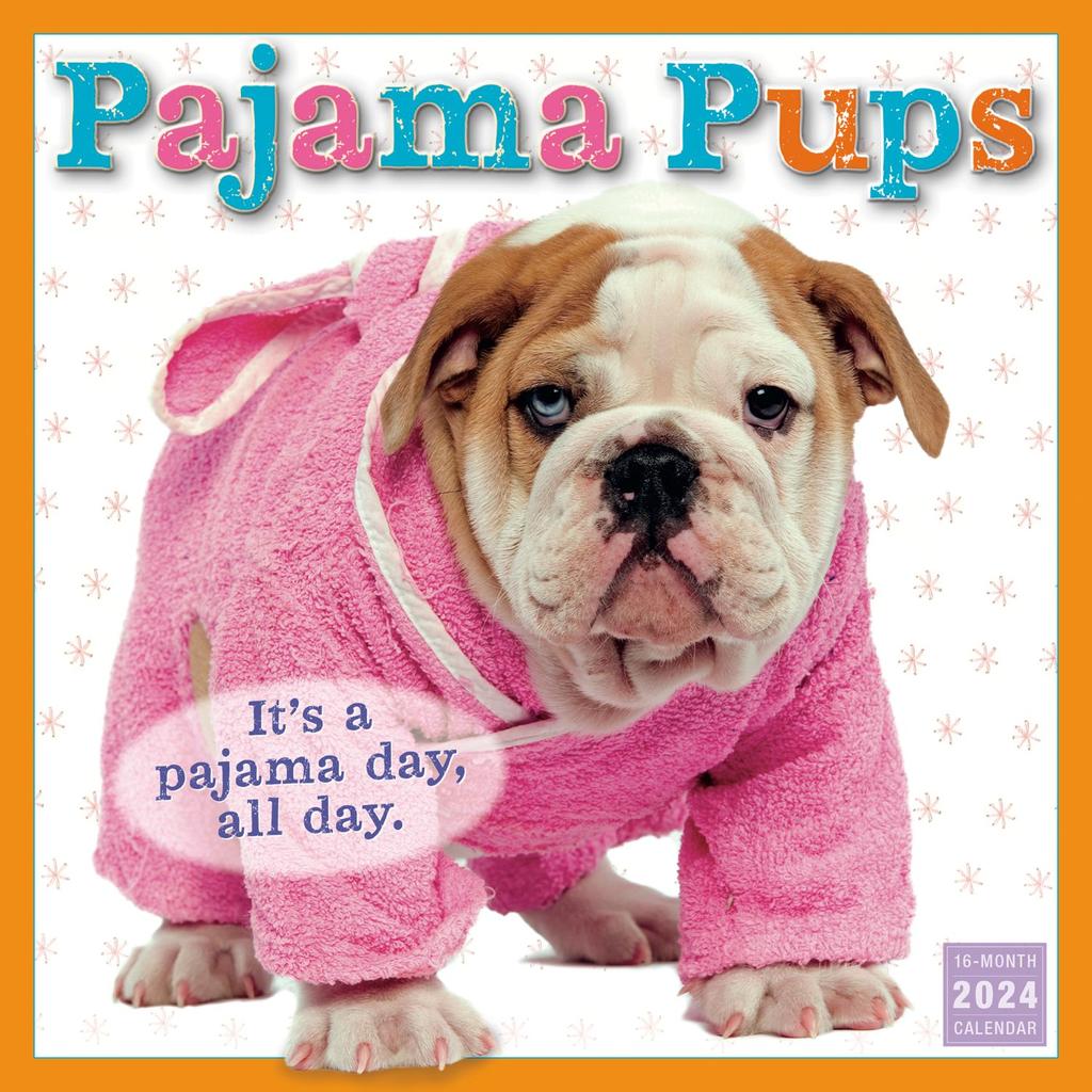 Pajama Pups 2024 Wall Calendar Main Product Image width=&quot;1000&quot; height=&quot;1000&quot;