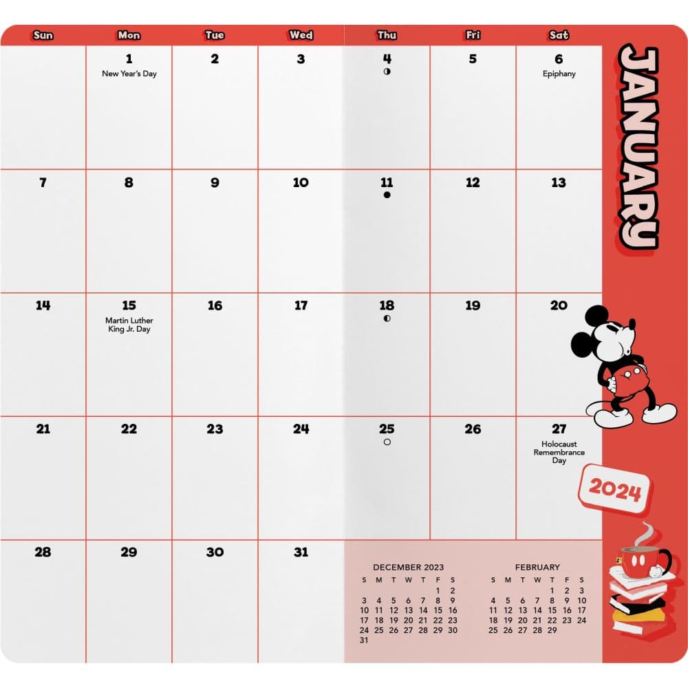 Mickey Mouse 2024 Pocket Planner Alternate Image 2